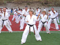 У Евгении одна из самых посещаемых тренировок.