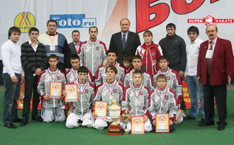 Команда Москвы заняла первое место по каратэ киокусинкай