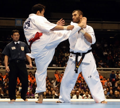 Кентаро Танака и Лечи Курбанов на Чемпионате Японии