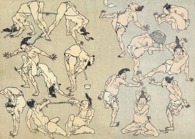 гравюры Хокусая