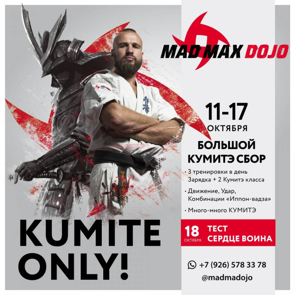 Большой кумитэ сбор в Mad Max Dojo