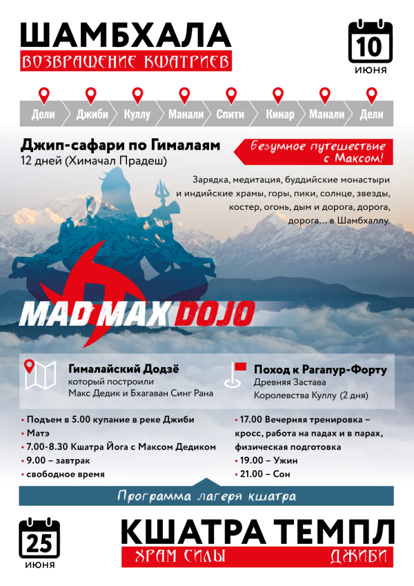 Десятая Гималайская Кшатра. Возвращение Кшатриев и Храм силы