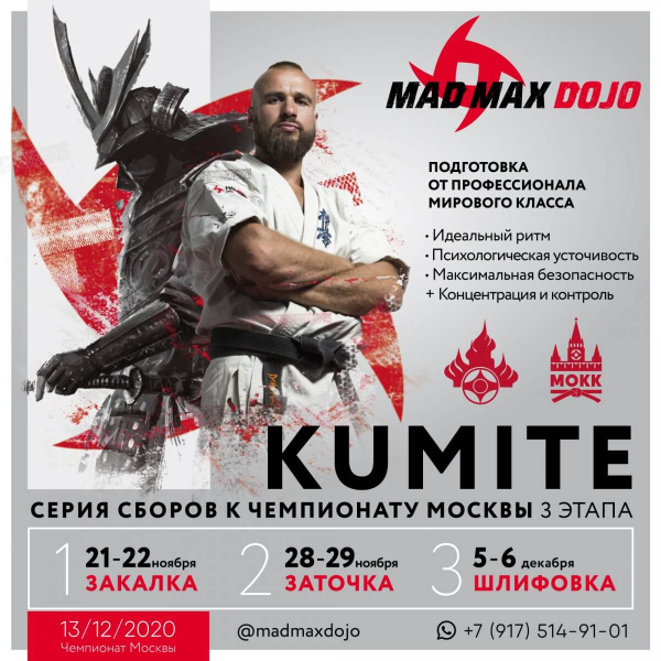 Закалка. Заточка. Шлифовка. Серия сборов к чемпионату Москвы по киокушинкай