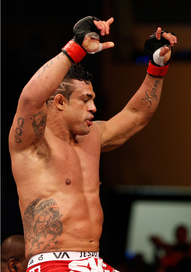 Vitor Belfort, UFN32 / (Photo by Josh Hedges/Zuffa LLC/Zuffa LLC via Getty Images)