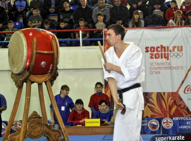 Открытие турнира по каратэ киокушинкай Открытие турнира по каратэ киокушинкай