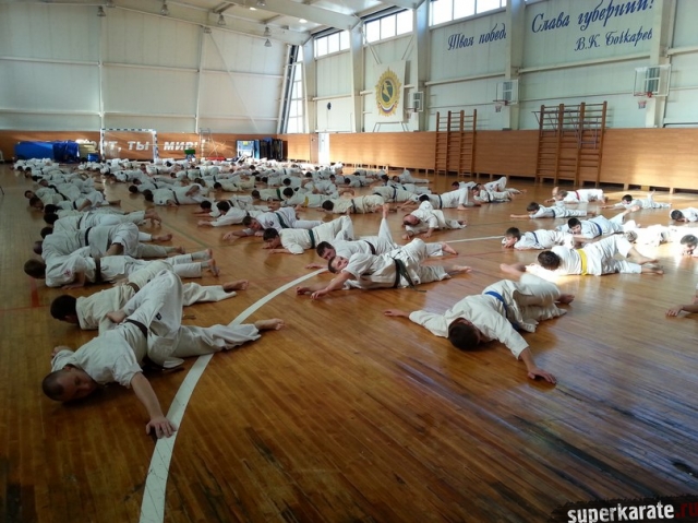 Тренировка по кекусинкай
