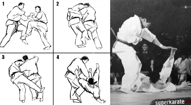 Использование подсечек и высеканий в киокушинкай каратэ