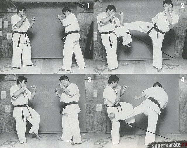 Лоу-кик в исполнении Хироки Куросава Лоу-кик в исполнении Хироки Куросава