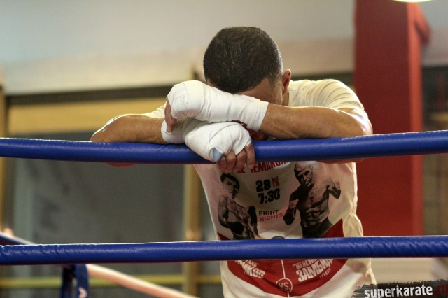 Стевелманс после спарринга