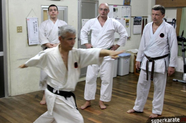 Тренировки каратэ на Окинаве