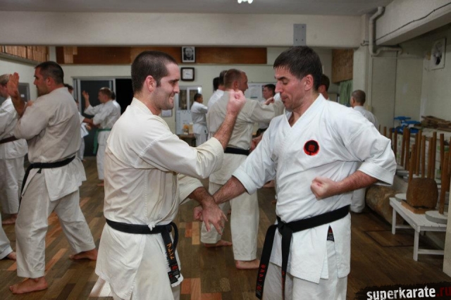 Тренировки каратэ на Окинаве
