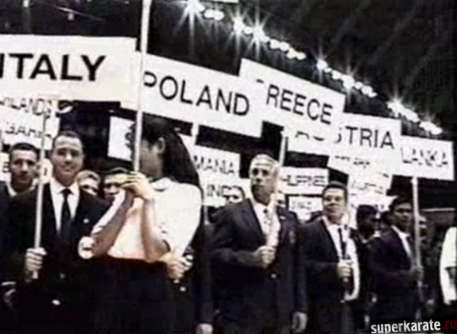 Участники 6 чемпионата мира по киокушинкай каратэ