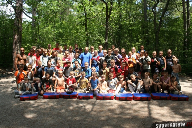 Участники сборов по киокушинкай