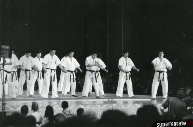 Киев 90. Японская команда по киокушинкай