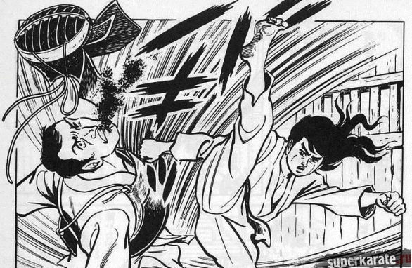 Масутацу Ояма в бою