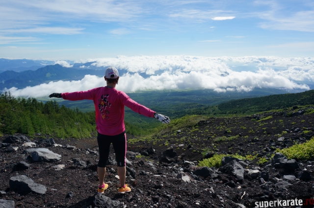 Спуск с горы Фудзи