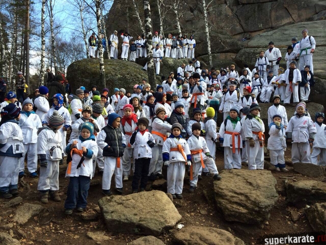 Каратисты на Стобах