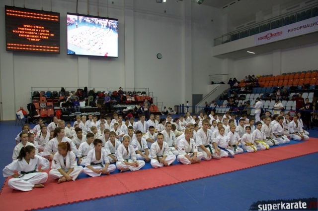 Участники турнира по киокушинкай