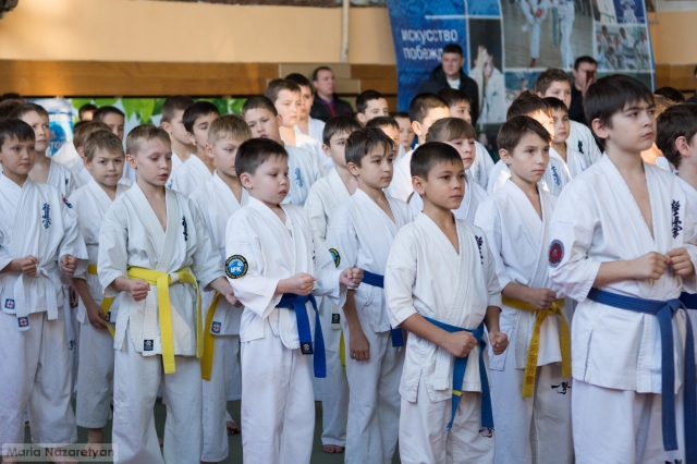 Участники соревнований по кекусинкай Участники соревнований по кекусинкай