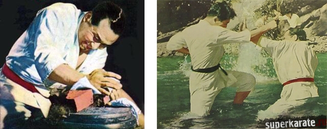 Красный пояс Масутацу Ояма (7 дан годзю рю)