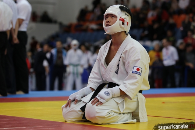 Японский юный каратист