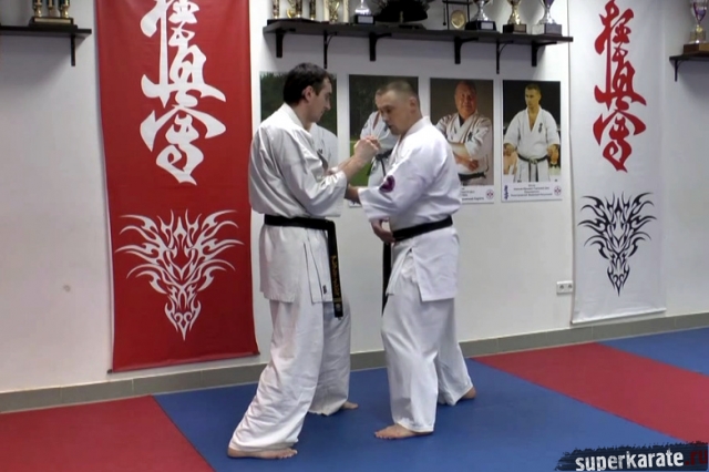 Удар шита цуки от шихана Алексея Горохова Удар шита цуки от шихана Алексея Горохова