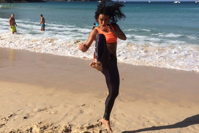 Тренировка на пляже