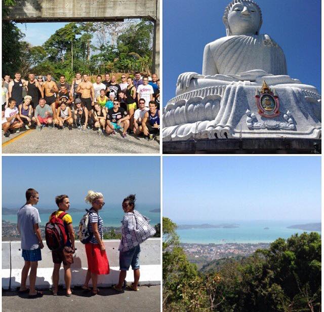 Забег к большому Будде