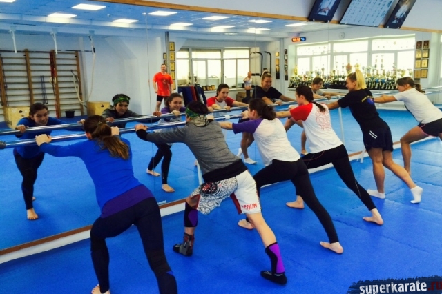 Питерская сборная команда по женскому киокушину