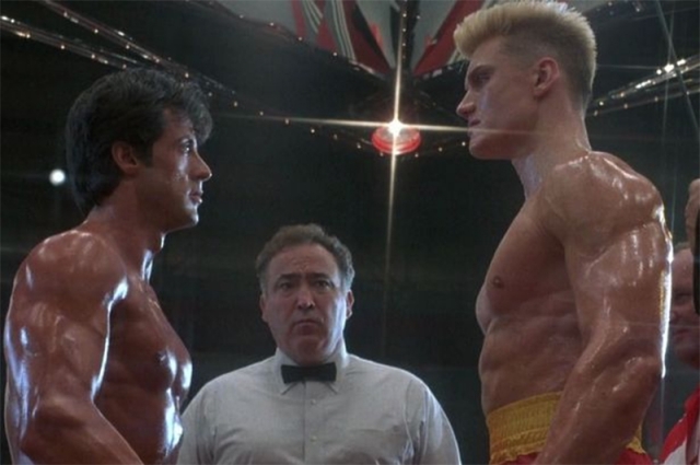 Сильвестер Сталлоне и Дольф Лундгрен Сильвестер Сталлоне и Дольф Лундгрен