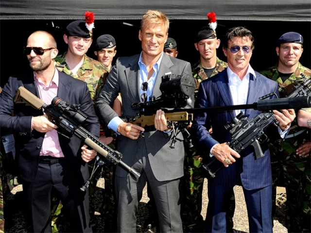 Стэтхэм, Лундгрен и Сталлоне Стэтхэм, Лундгрен и Сталлоне