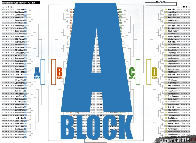 Блок А 11-го абсолютного Чемпионата мира по киокушинкай