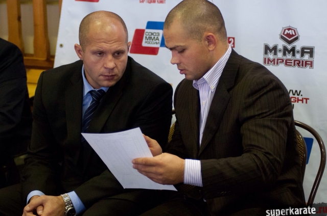 Федор Емельяненко и Радмир Габдуллин Федор Емельяненко и Радмир Габдуллин