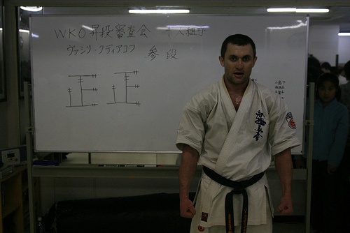 Сэнсей Василий Худяков с результатами экзаменационных боев