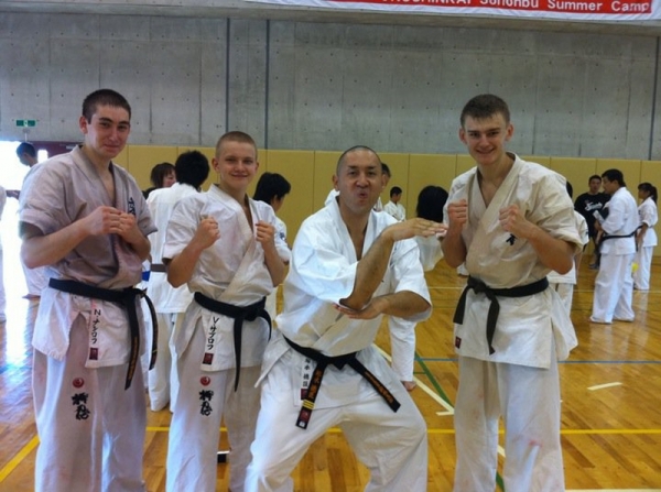 Российские каратисты в Японии
