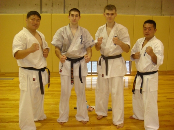 Российские каратисты в Японии