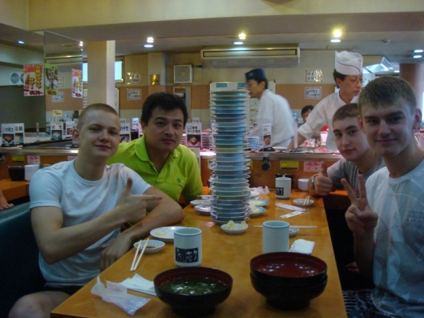 Российские каратисты в Японии