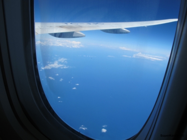 Половина пути прошла над океаном