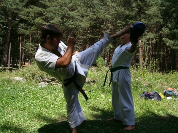 Сборы каратэ киокушинкай в Приэльбрусье