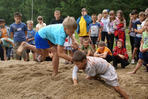 Сумо в песке