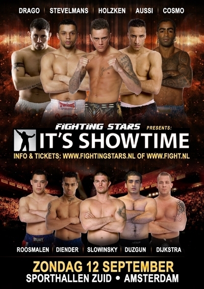 12 сентября в Амстердаме проведён очередной турнир серии "It's showtime". Из десяти боёв основной сетки, пять - завершились нокаутом.