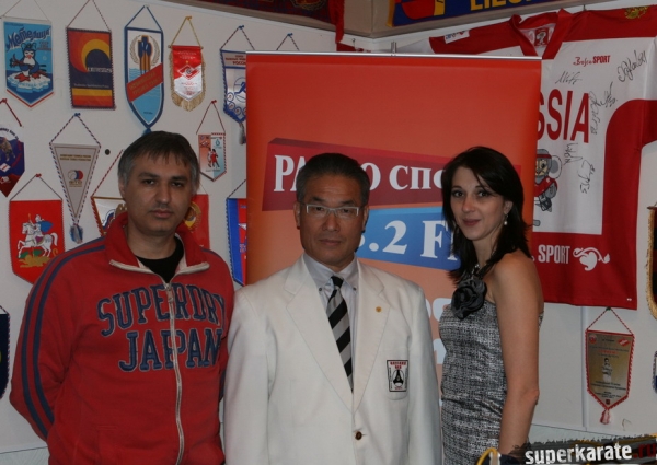 Игорь Рязанцев, Хацуо Рояма и Ольга Ларина