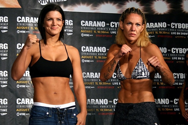 Gina Carano, Cristiane «Cyborg» Santos
