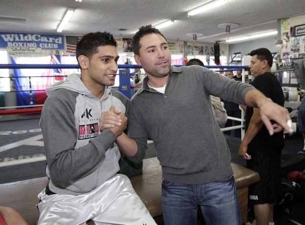 Амир Хан и Оскар де Ла Хойя