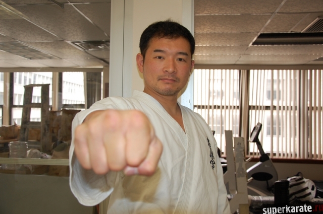 В тренировке принял участие победитель 8-го абсолютного Чемпионата Мира Хитоши Кияма