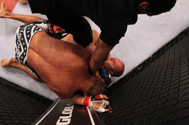 Дэн Хендерсон и Федор Емельяненко, остановка боя