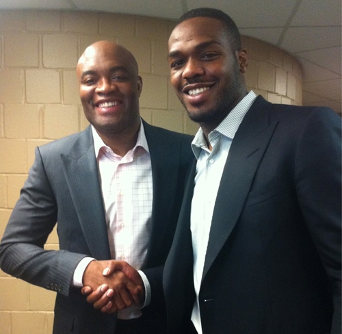 Андерсон Силва и Джон Джонс