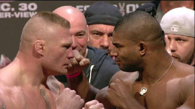 Чудо как хороши! Господа Леснар и Оверим в следующий раз увидят друг друга уже в октагоне