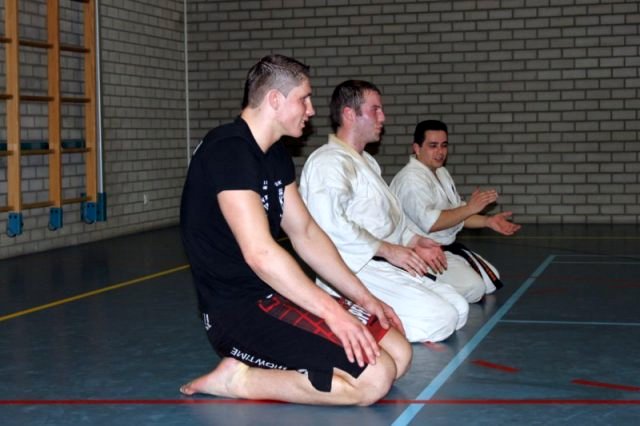 Рико Верховен в доджо киокушинкай Рико Верховен в доджо киокушинкай