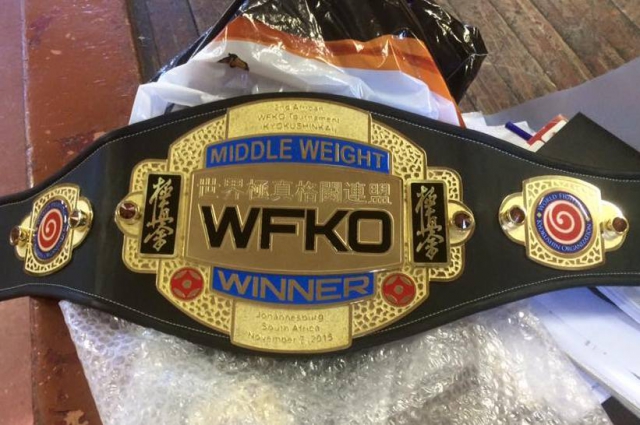 Чемпионский пояс WFKO
